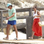Nuria Roca y Juan del Val en Marbella.