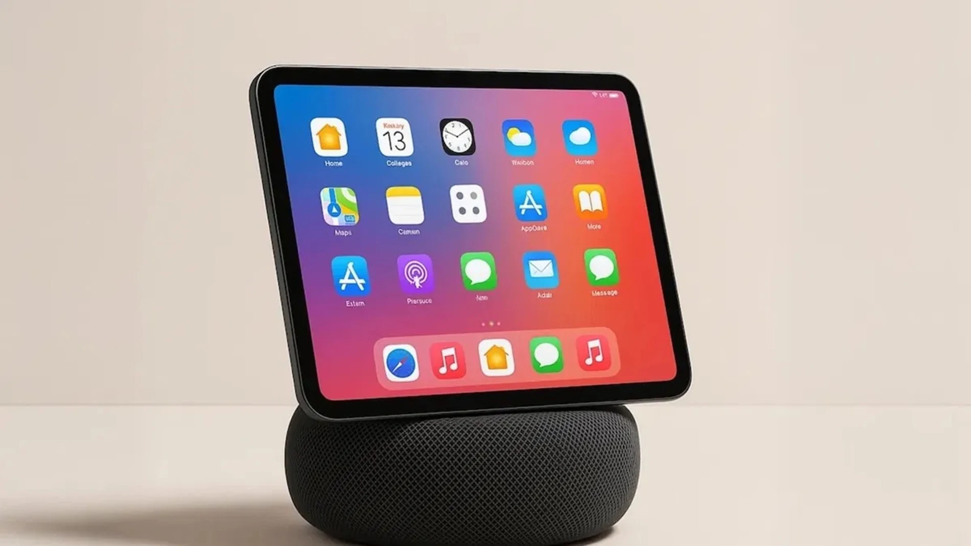 Concepto que muestra cómo podría ser el HomePad