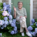 In this photo released by G.P. Putnam's Sons shows the late Kurt Vonnegut. As an old man looking back on his long writing career, Vonnegut insisted that surviving the World War II firebombing of Dresden as a prisoner of war "explains absolutely nothing about why I write what I write." 