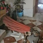 Destrozos en la iglesia