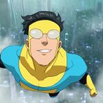 Mark Grayson, protagonista de 'Invincible', en una de las escenas más icónicas de la serie animada de Prime Video