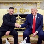 US President Trump meets Ukraine's President and European leaders at White House