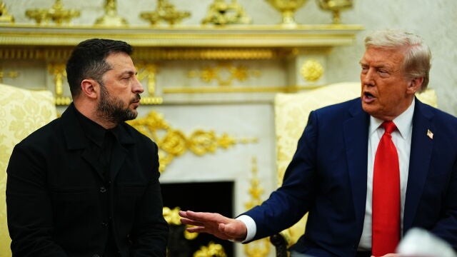 Reunión de Donald Trump y Volodimir Zelenski