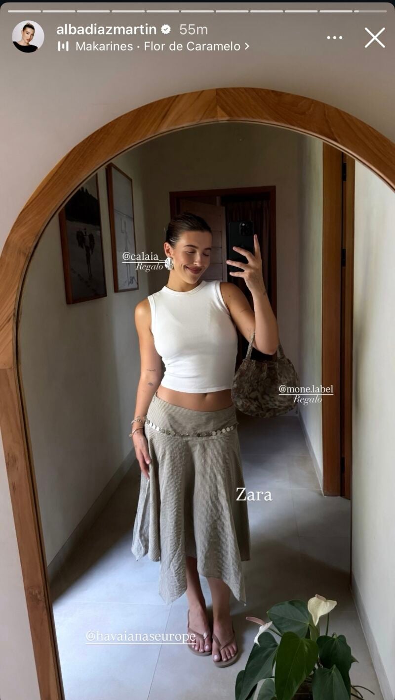 El look de Alba desde Bali.