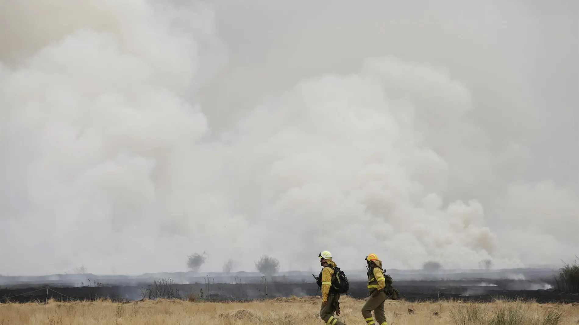 Incendio en Resoba (Palencia)