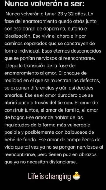 Story de Joana Sanz sobre Dani Alves