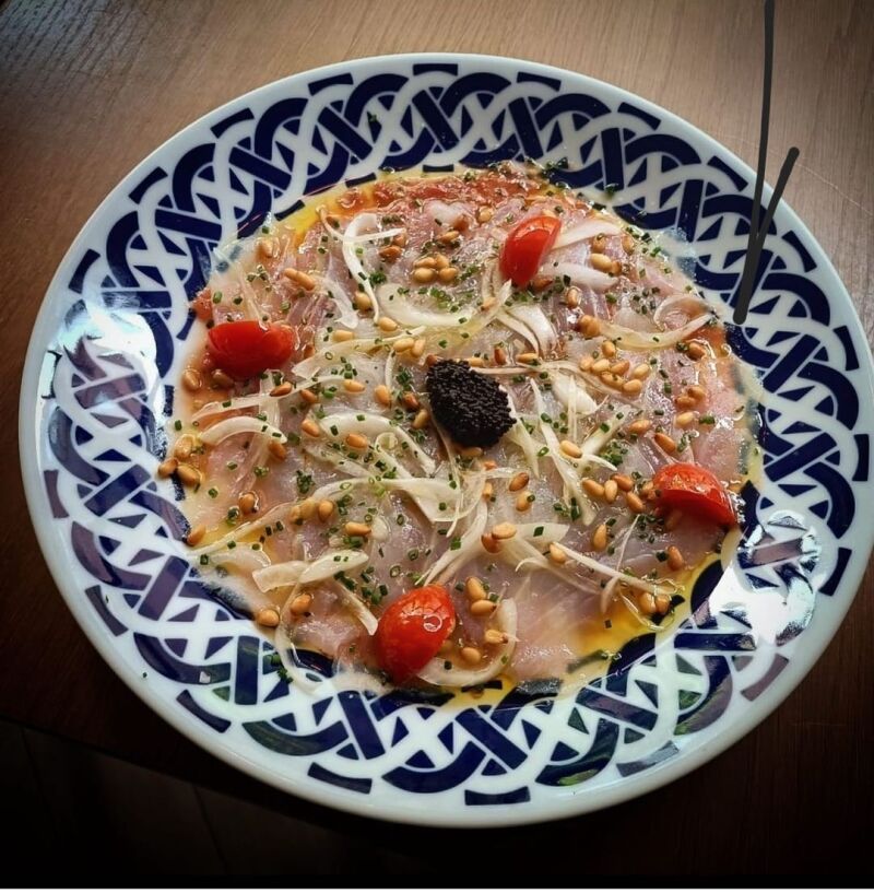 Tiradito de corvina