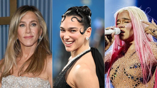 Jennifer Aniston, Dua Lipa y Karol G