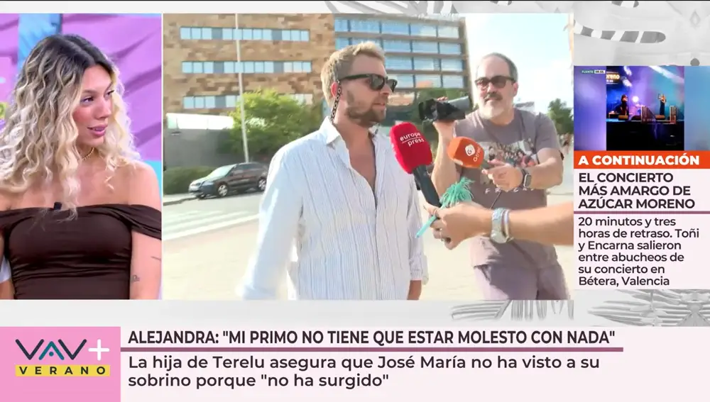 Alejandra Rubio en "Vamos a ver"