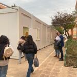 Las aulas prefabricadas que sirven para sustituir desde la dana la actividad escolar en el CEIP Orba