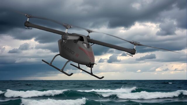 Es un dron, parece un helicóptero y podría ayudar a que USA volviera a ser otra vez una gran potencia militar 