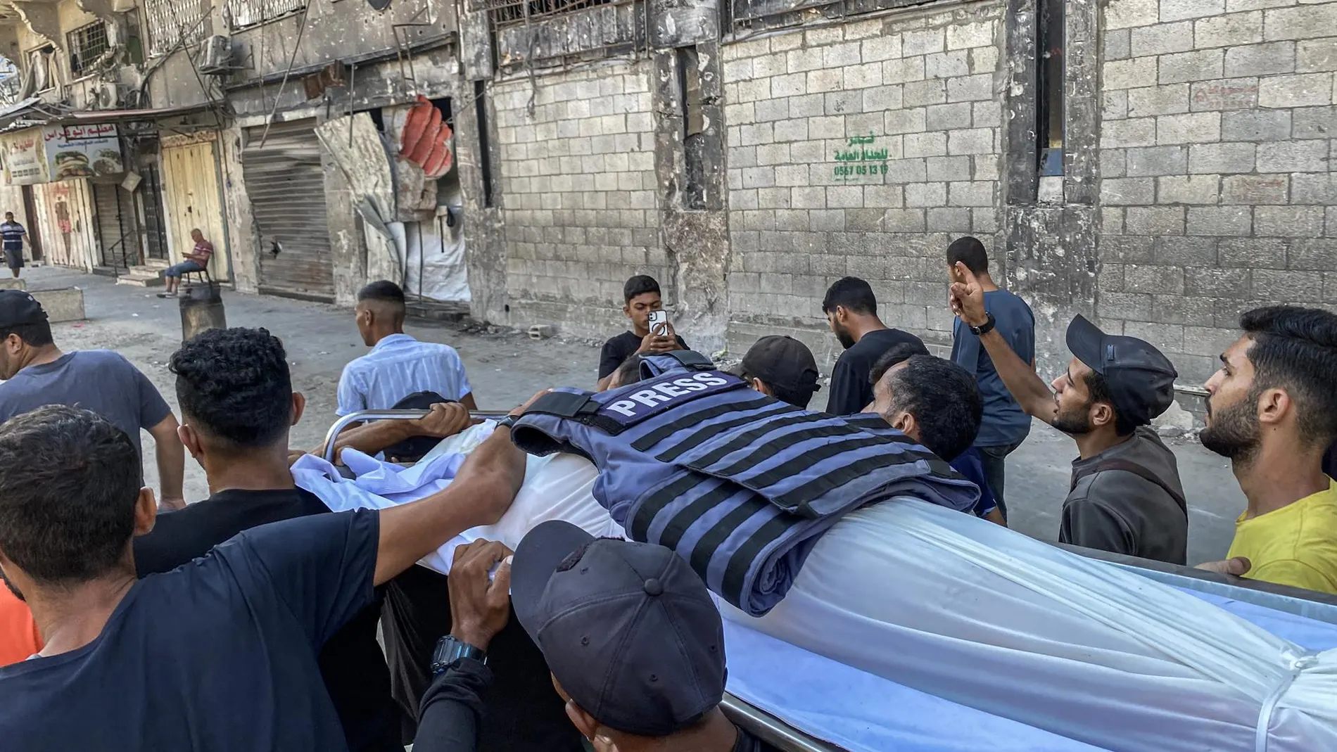 O.Próximo.- Muere un periodista palestino víctima de un bombardeo de Israel sobre ciudad de Gaza