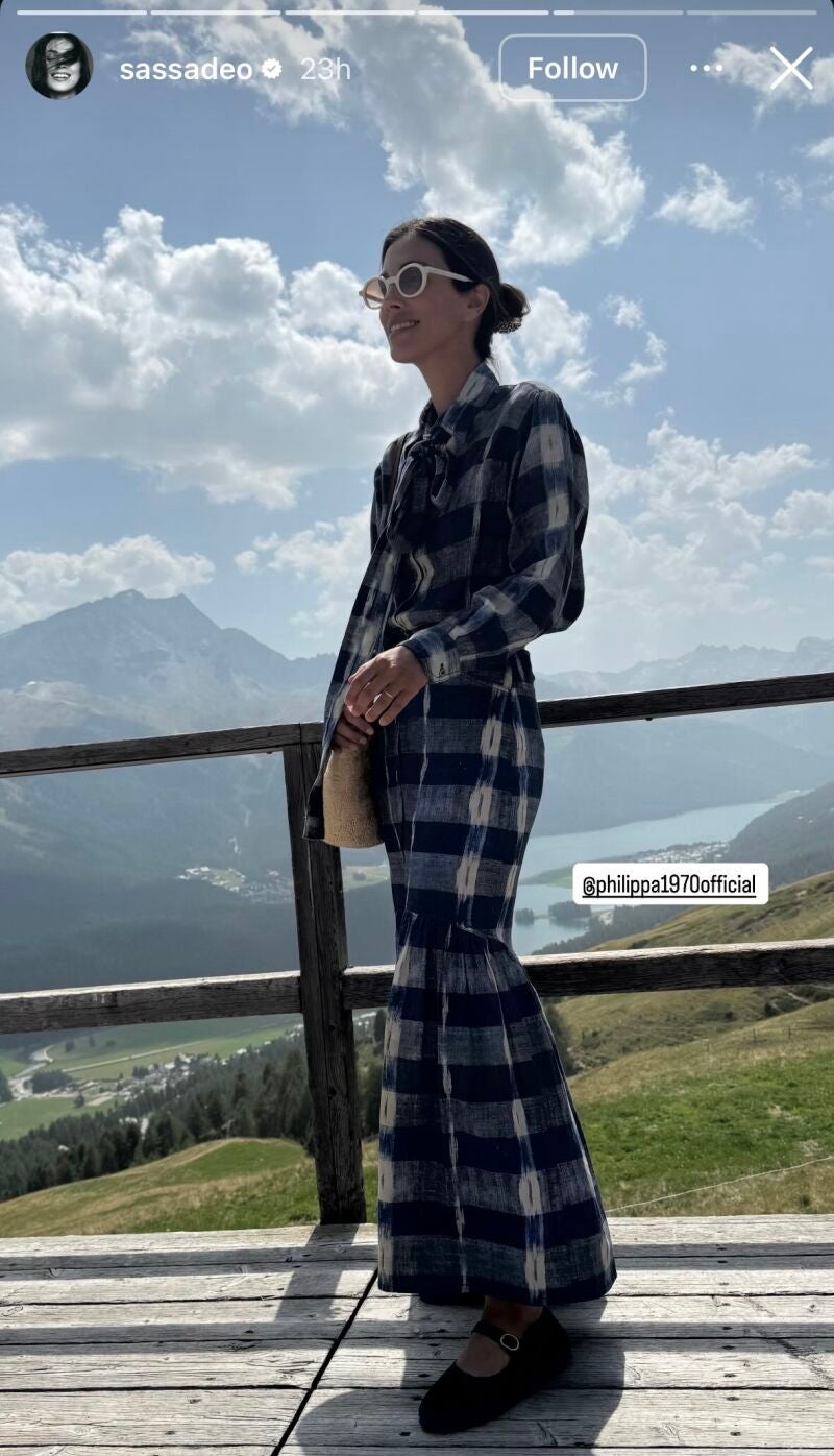 El look de Sassa de Osma.
