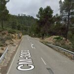 Tramo de la carretera en la que se ha producido el accidente.