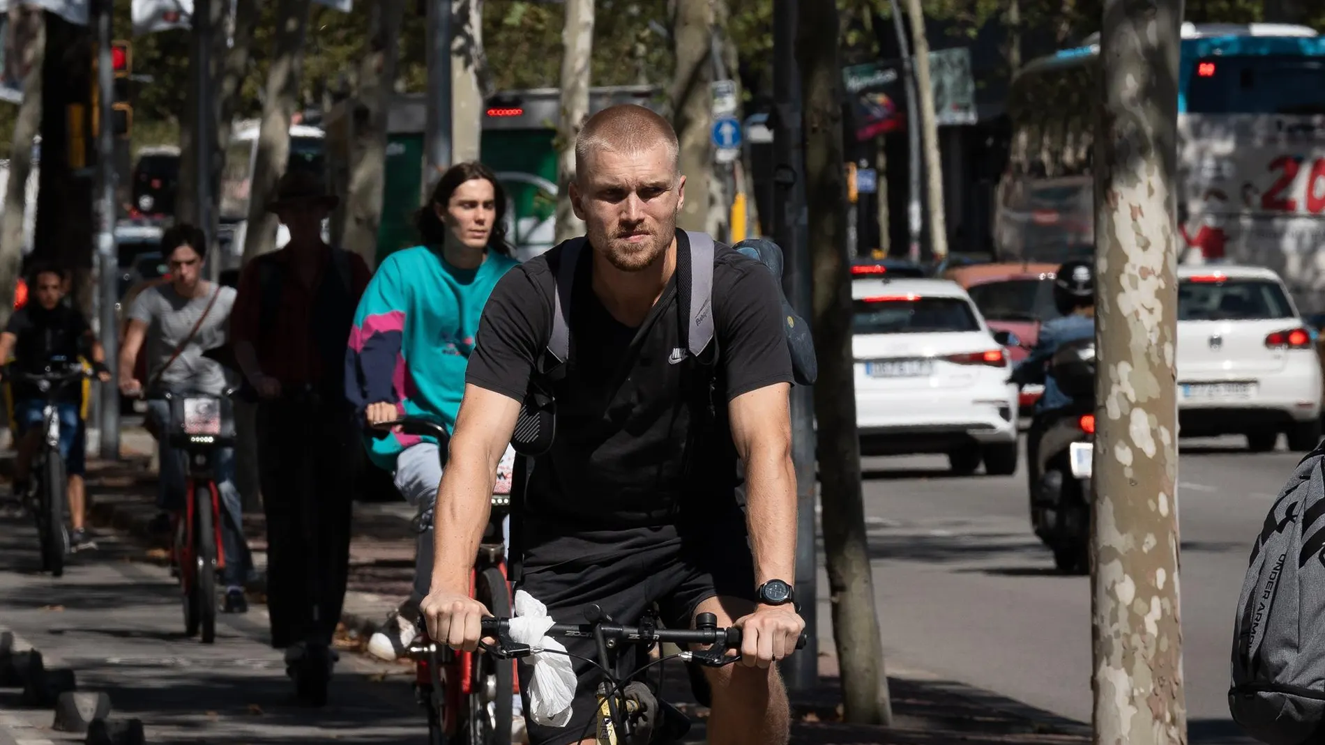 Un ciclista por Barcelona