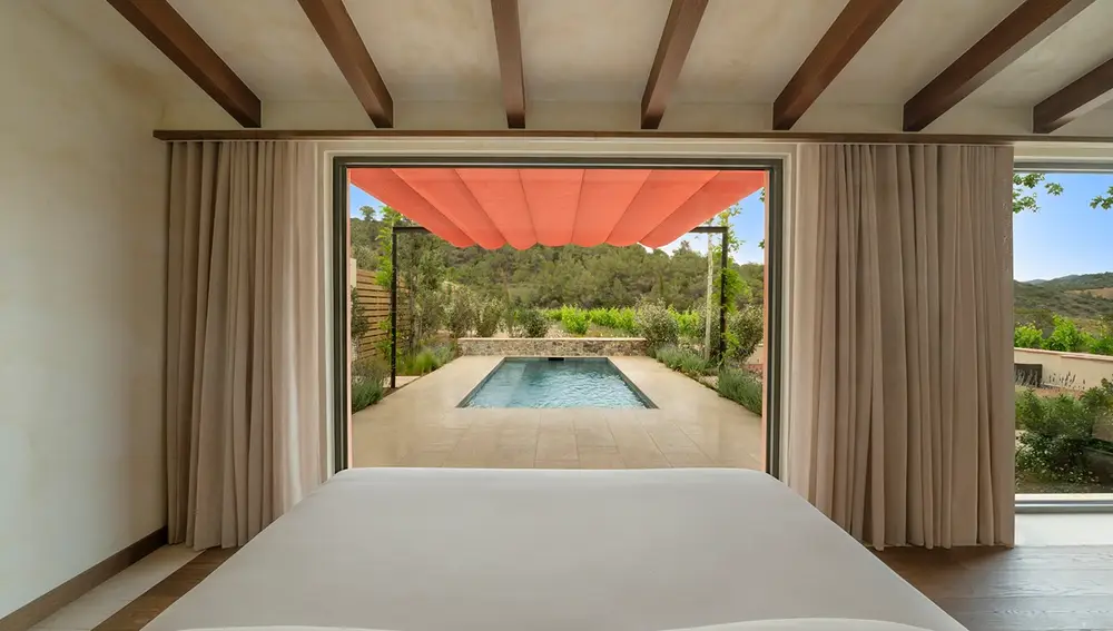 Habitación con piscina privada de Mas d’en Bruno