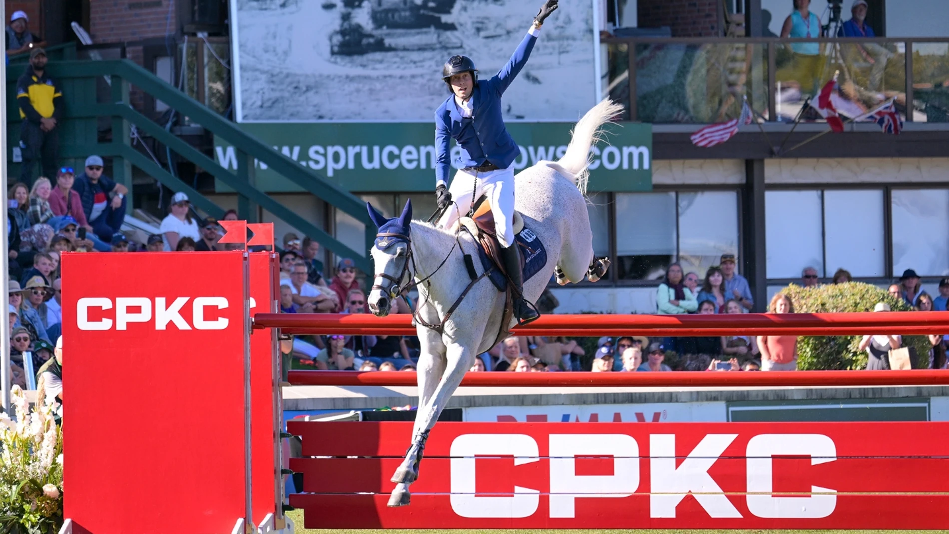Martin Fuchs, vigente campeón del Masters en Spruce Meadows