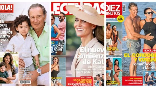 Portadas de las revistas del corazón 20 de agosto de 2025