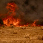 Incendio en A Gudiña (Orense) 