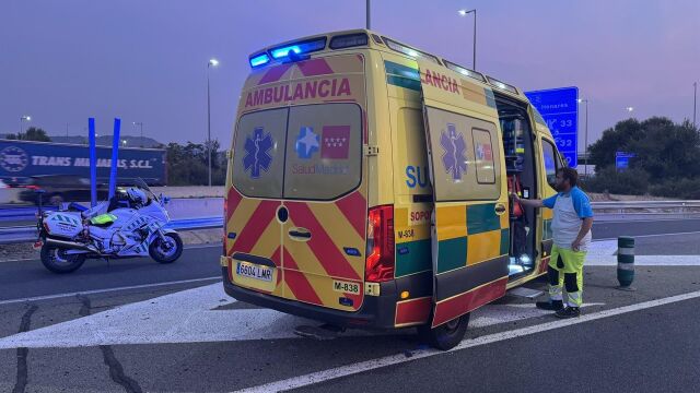 Sucesos.- Muere un motorista en un accidente en Alcalá de Henares (Comunidad de Madrid)