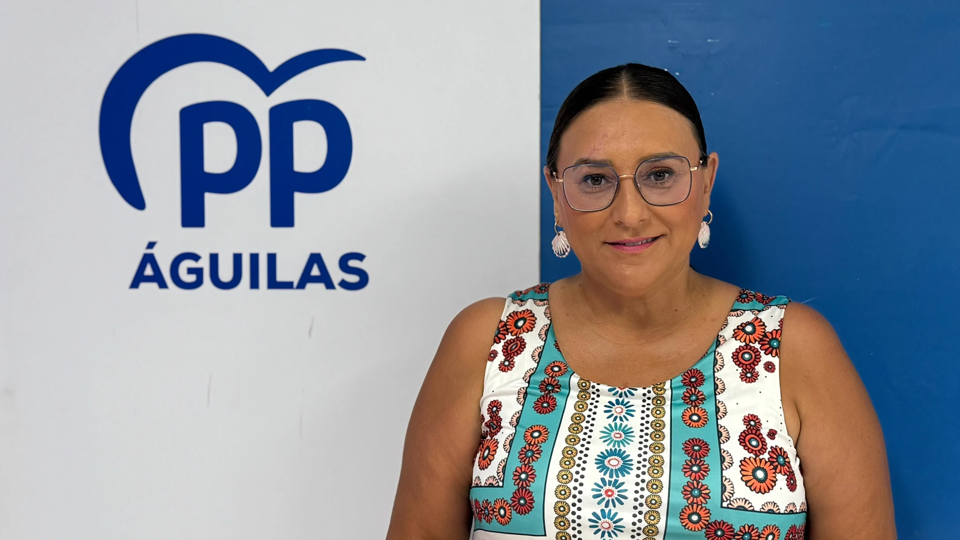 La presidenta del Partido Popular de Águilas, Eva Reverte