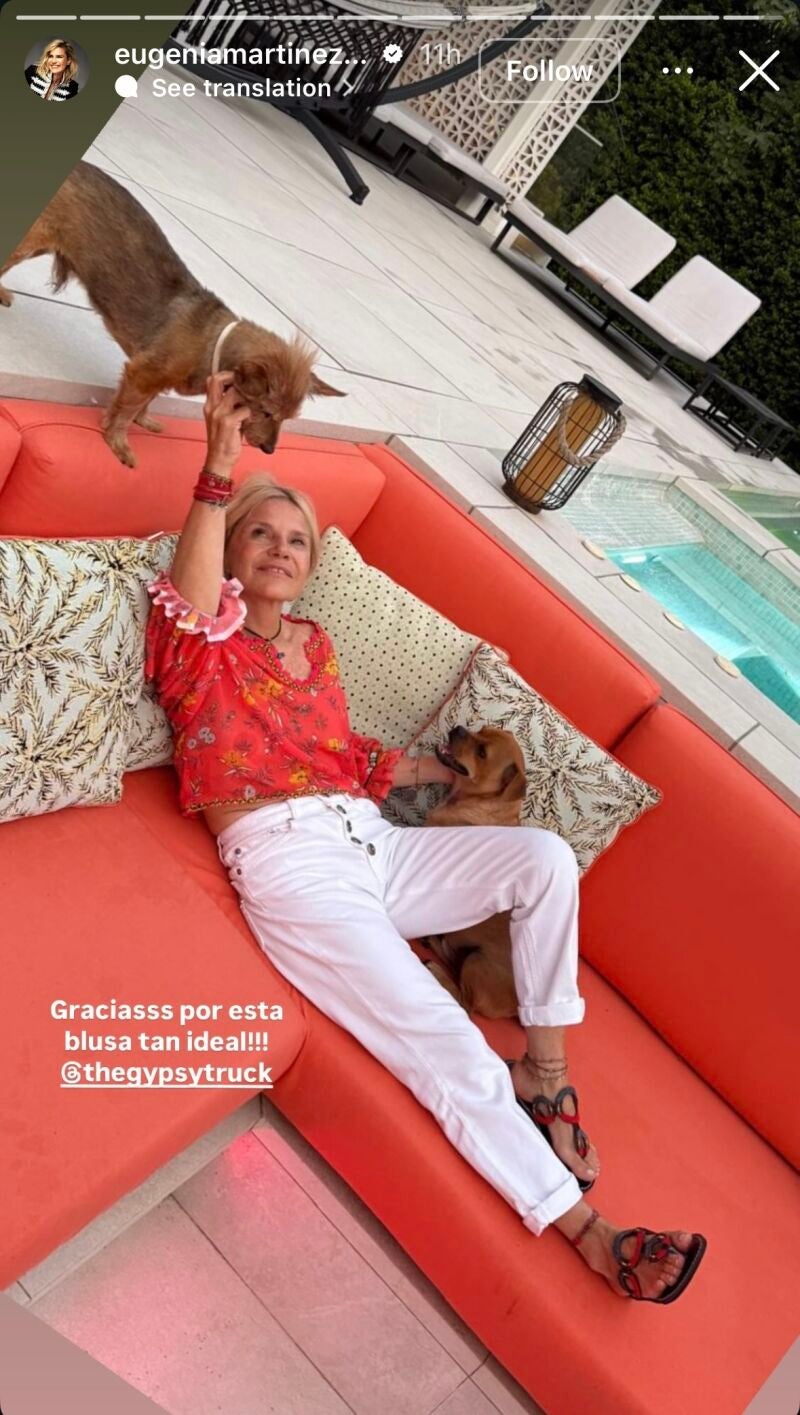 El look de Eugenia Martínez de Irujo.