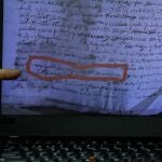 Uno de los documentos que ubican a Cervantes en Huelva