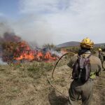 Imagen de archivo de los incendios de estos días. 