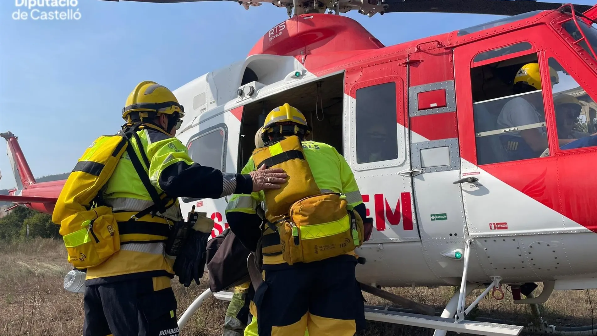 Sucesos.- El incendio de Artana (Castellón), donde participa un operativo de Aragón, está "contenido y sin llama"
