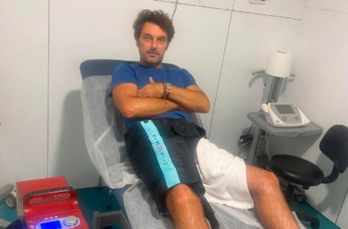 Andy Cartagena se recupera en una clínica de Barcelona