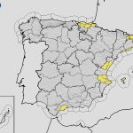 Mapa previsión de la Aemet