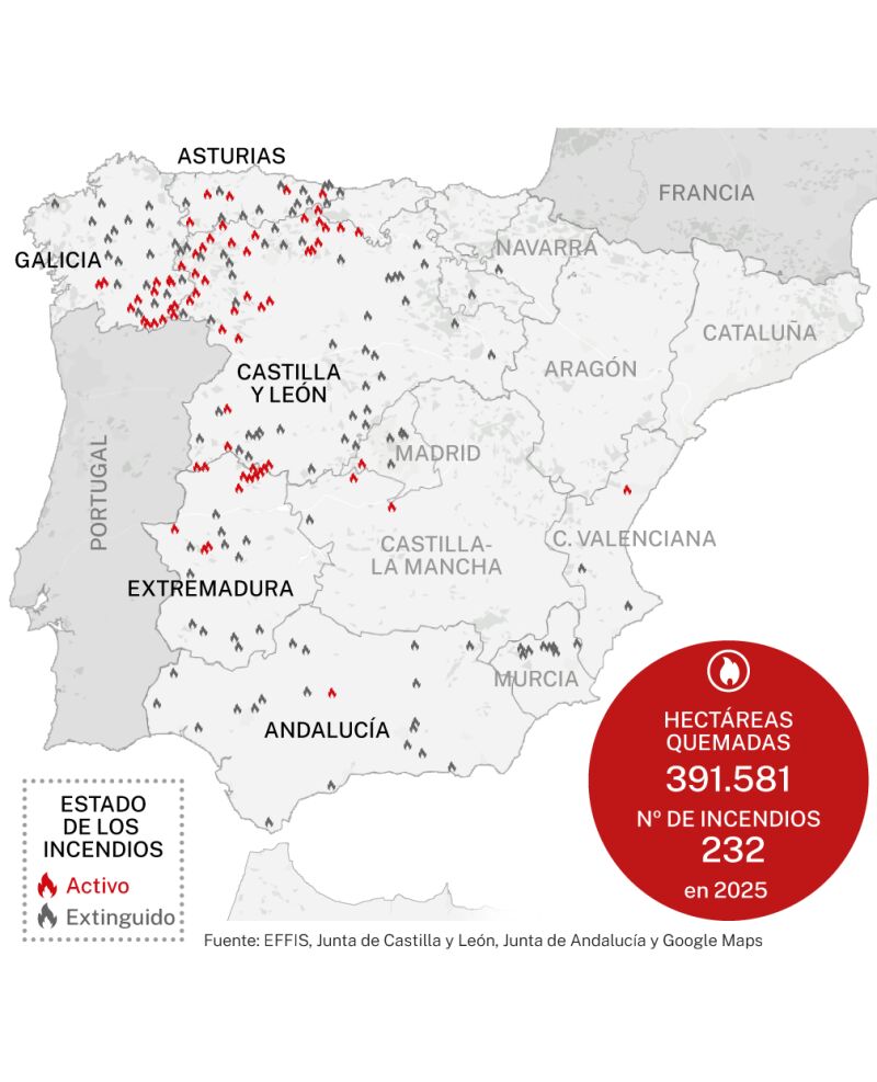 Mapa de incendios