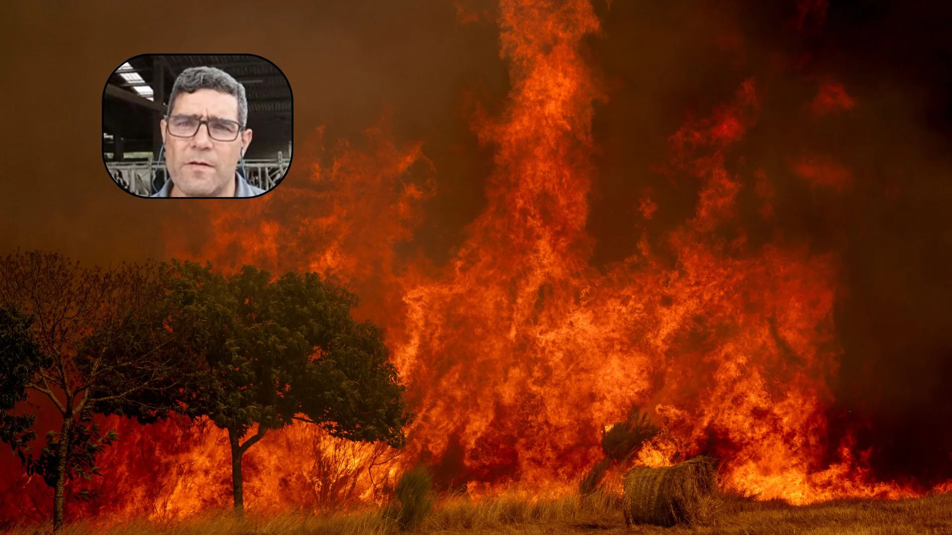El ganadero ha vuelto a manifestarse tras la ola de incendios