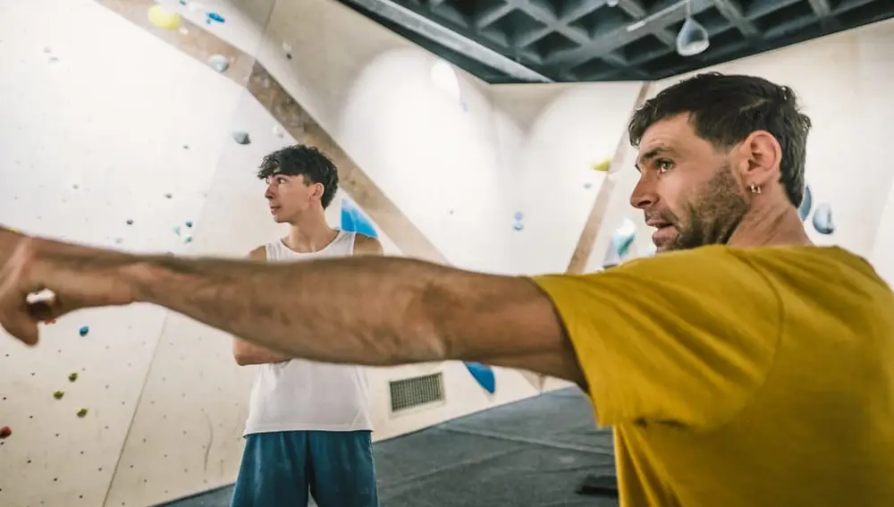 Guillermo Peinado entrenando en Sputnik.