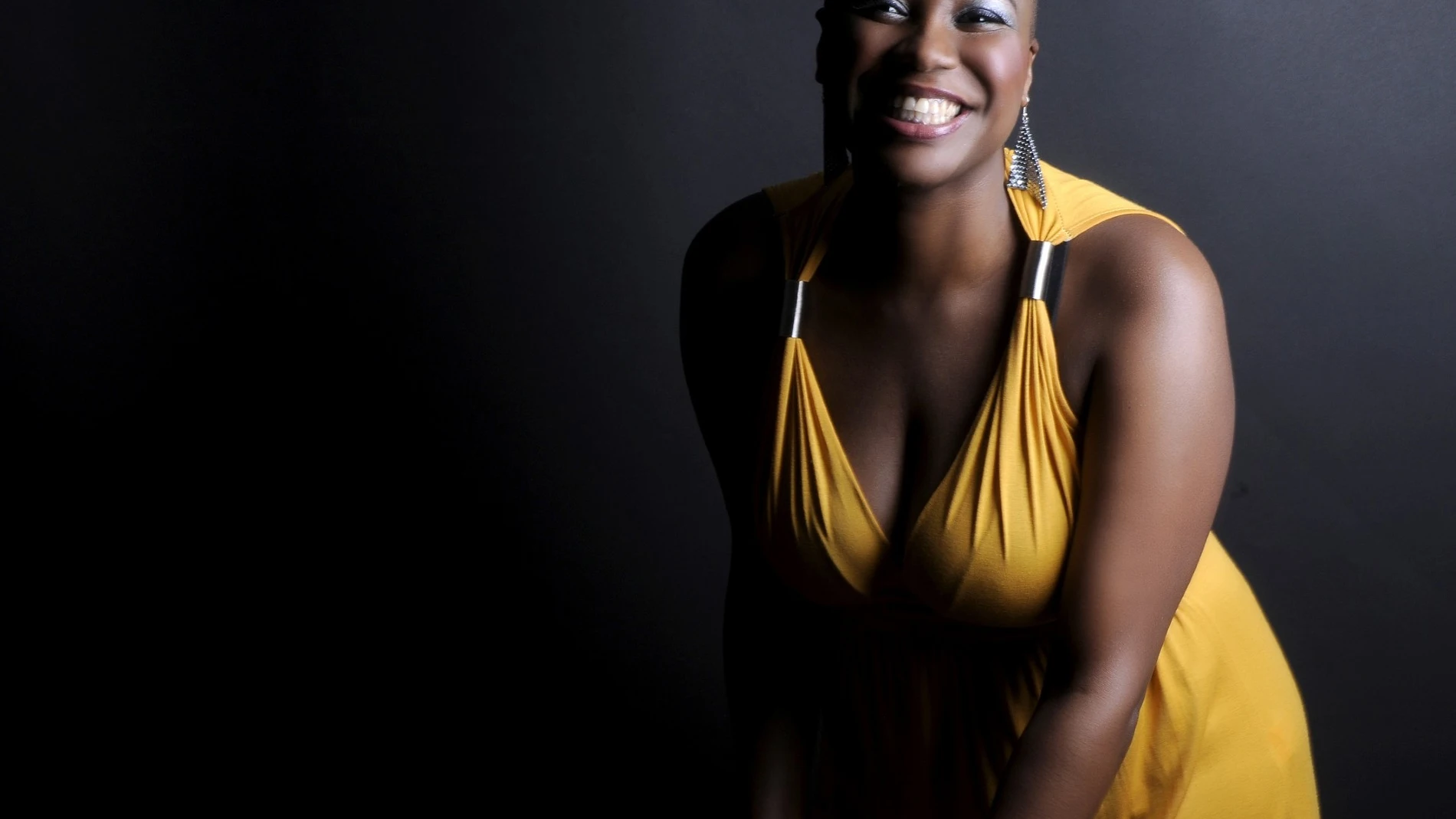 La cantante inglesa Janine Johnson