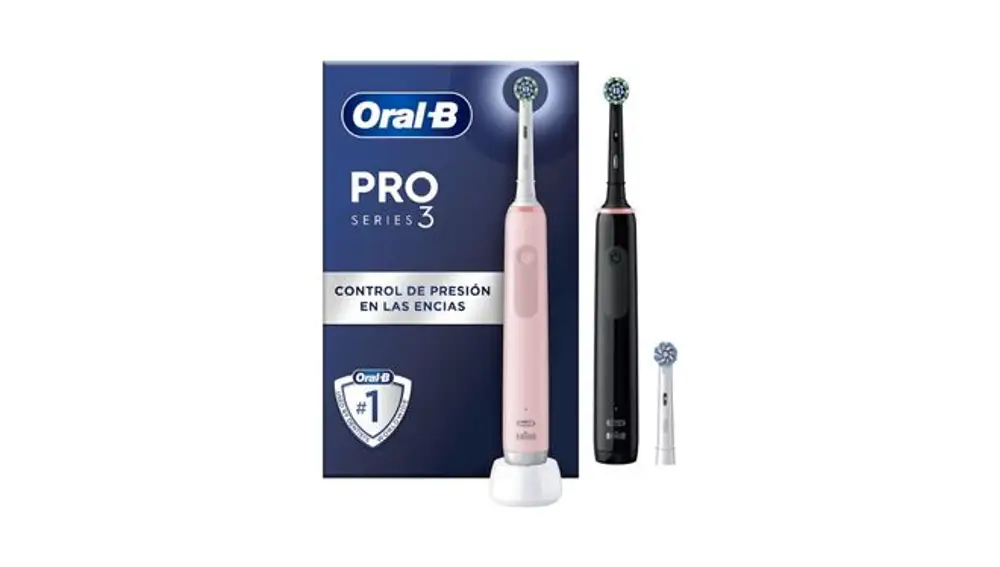 Oral-B Pro 3 3900N Cepillos de Dientes Eléctricos (Pack de 2)