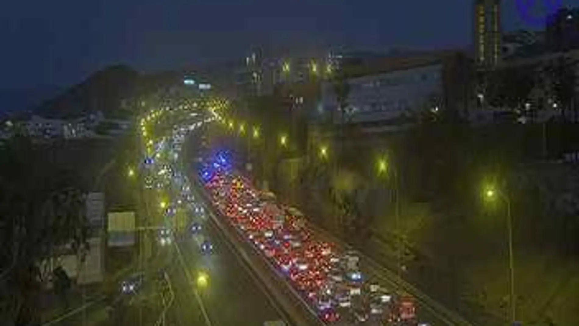 Accidente en la TF5