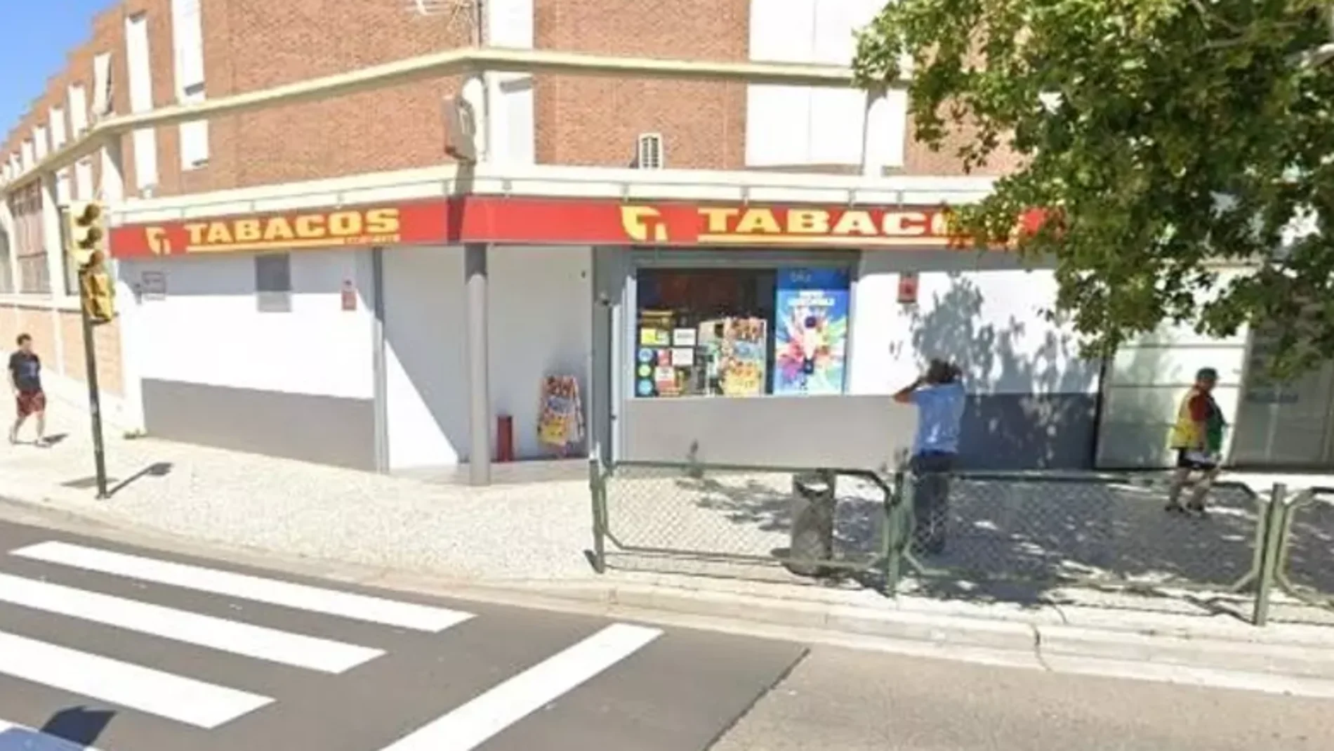 Estanco de Zaragoza donde se resguardó la víctima