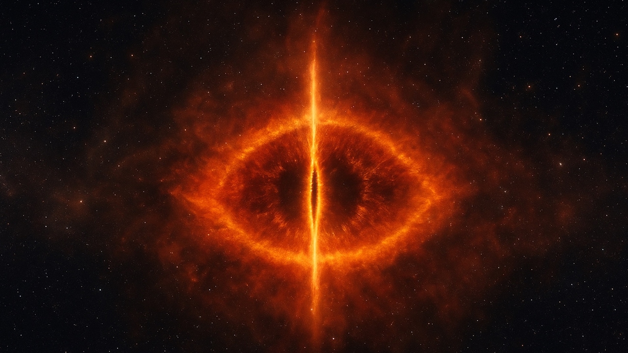 El enigma de la Galaxia 'Ojo de Sauron' se resuelve tras 50 años de misterio en la fría inmensidad del espacio