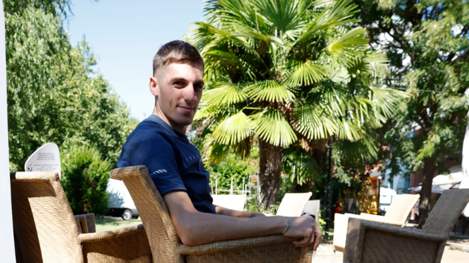 Pablo Castrillo, en el hotel de Movistar