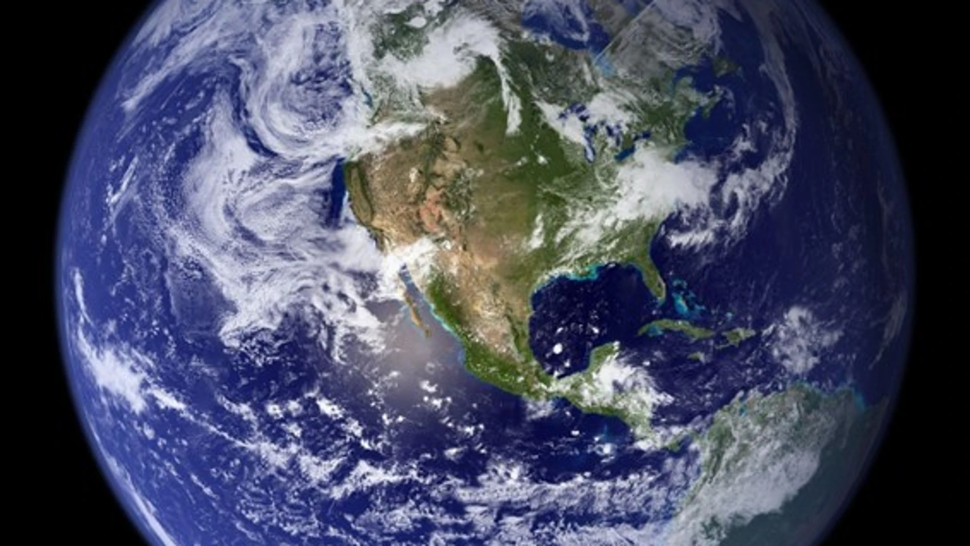 El planeta Tierra con dos (o tres) de los continentes que más discordia han generado