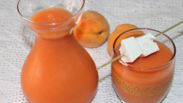 Gazpacho de melocotón