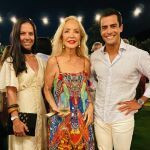 Juango Ospina junto a Carmen Lomana y su mujer