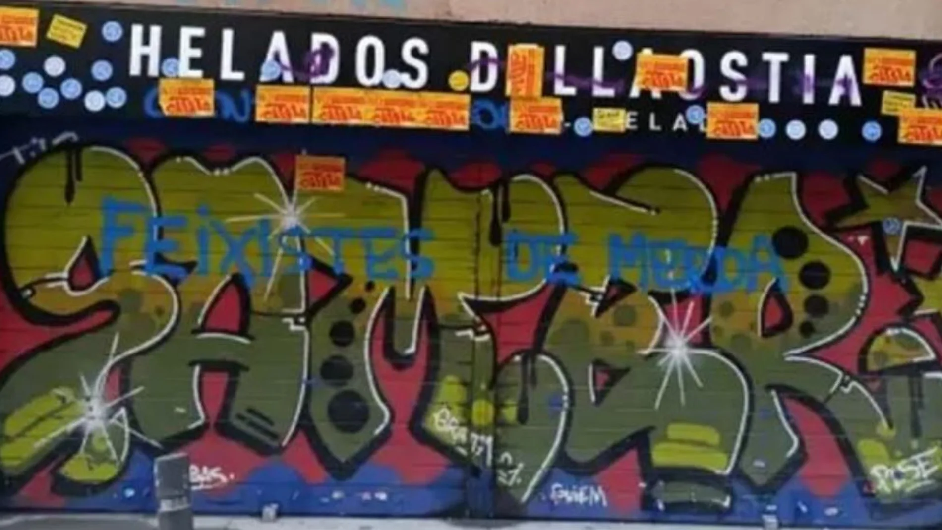 La heladería está situada en el barrio de Gràcia de Barcelona