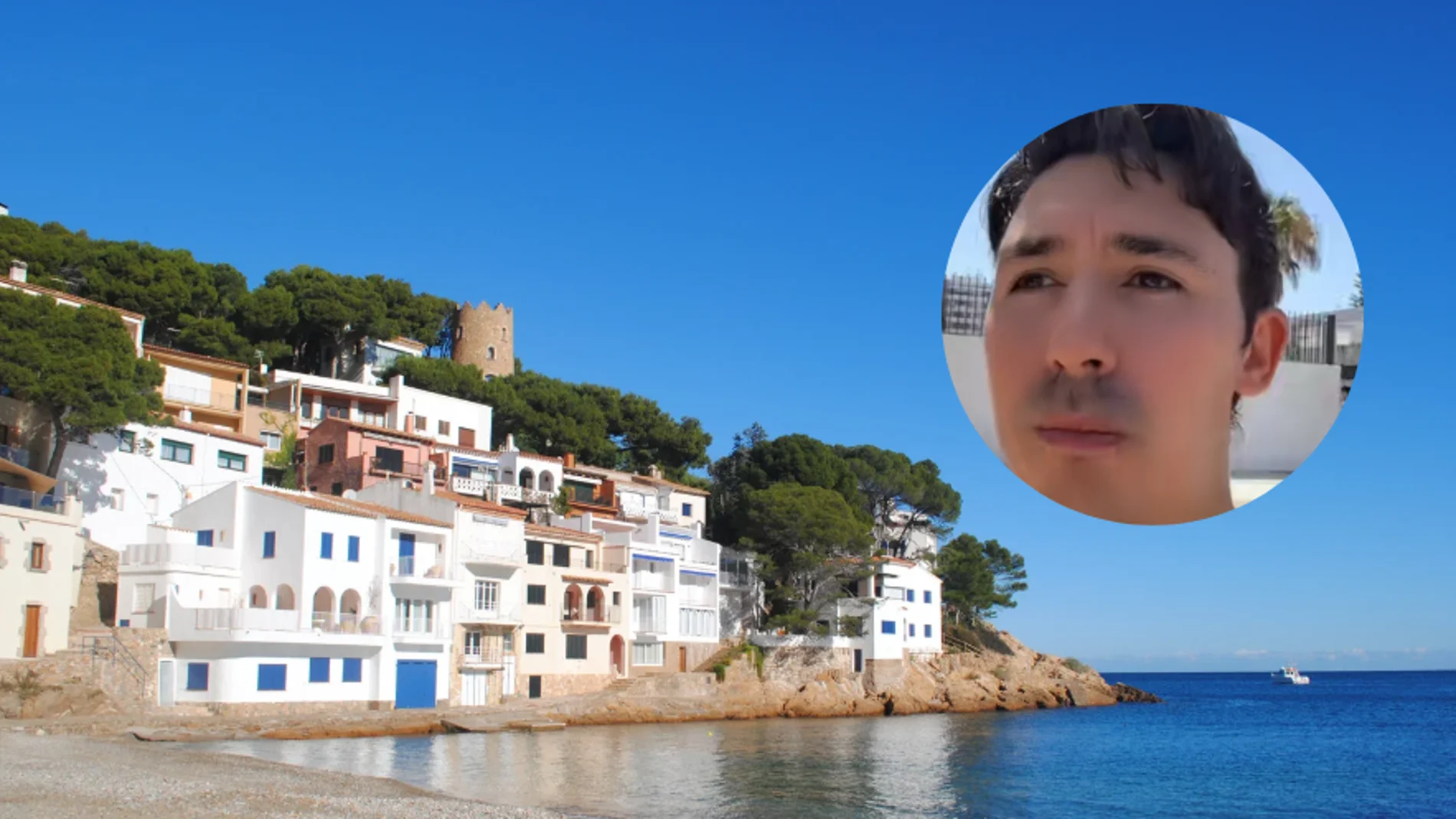 Un Uruguayo en una playa de Cataluña