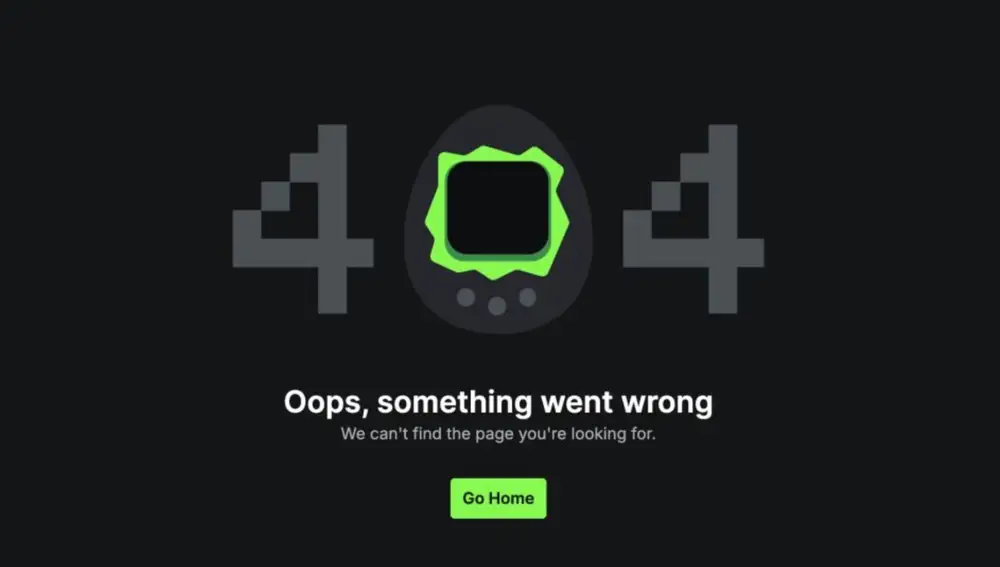 Este es el error que aparece al intentar entrar en el canal de Kick de Drake