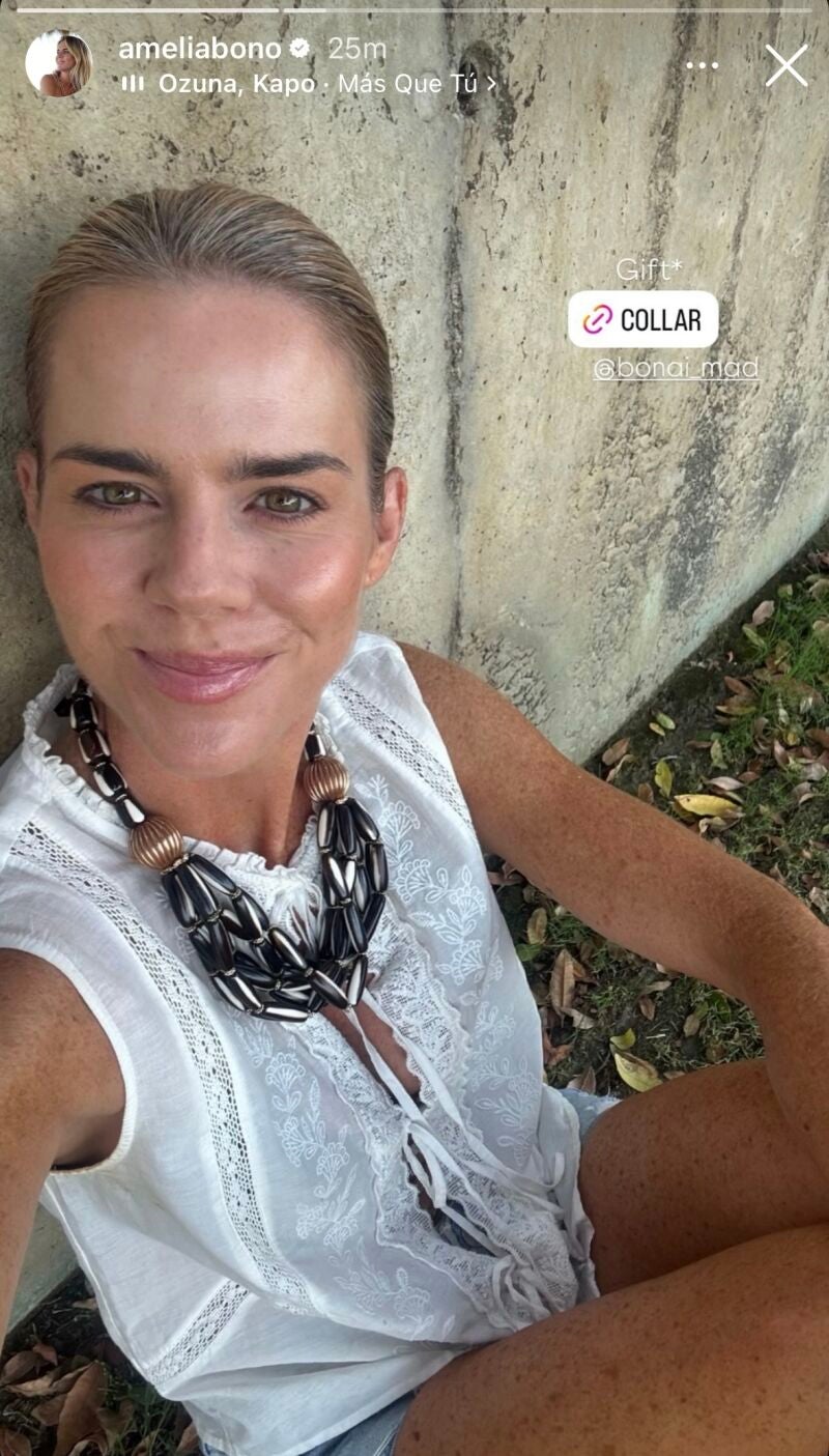 El look de Amelia Bono.