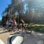 Ciclistas participantes en la prueba burgalesa