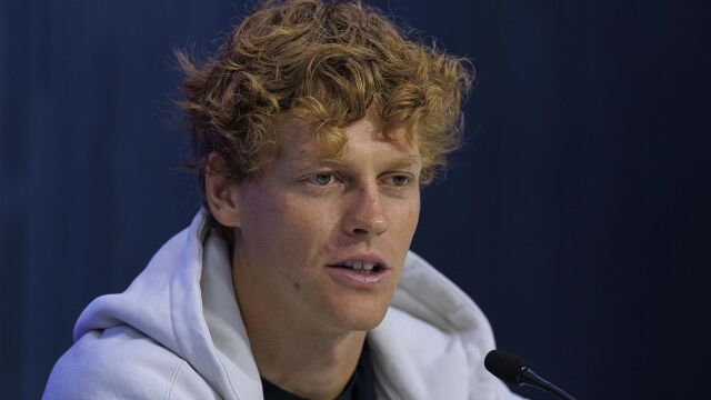 Jannik Sinner, en su comparecencia ante los medios en Nueva York