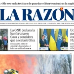 Portada de LA RAZÓN del sábado 23 de agosto de 2025